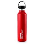 Cello Aqua Bliss Thermosteel Insulated Water Bottle, 1100ml, Red | 24 Hours Hot and Cold Flask | Leak Proof | Office Bottle | Sports | Home | Kitchen | Hiking | Treking | Travel