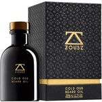 ZOUSZ Beard Oil For Men - Gold Oud Hypnotic Scent, Beard Growth & Conditioning With Natural & Organic Essential Oils – Softens & Moisturises, Luxury Men’s Gift – Vegan 50mL