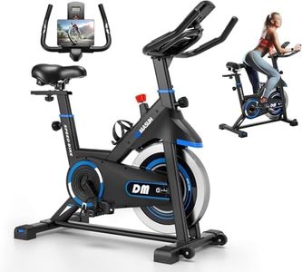 Exercise Bike, DMASUN Classic Brake Pad Stationary Bike for Home with 300 LBS Capacity, Indoor Bike with Comfortable Seat Cushion, Digital Display with Pulse