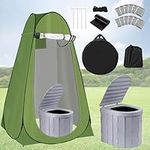 Pop Up Privacy Tent & Portable Toil