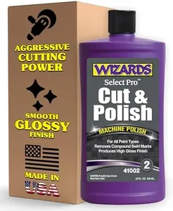 Wizards Select Pro Cut and Polish Compound Step 2 Perfect Match - Dual Action Polisher with High Gloss Finish - Polishing Compound That Removes Swirl Marks