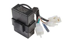 Deutsche Black High Quality Replacement CDI (6+2+2 pin + 1 terminal wire) Unit Fit For TVS Victor GL (With Flasher)