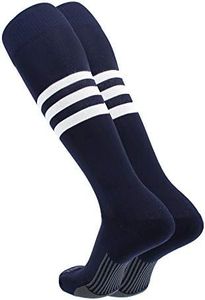 TCK Performance Baseball/Softball Socks (Navy/White, Small)