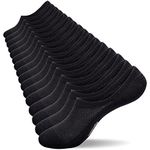 coskefy No Show Socks, Trainer Socks Cotton Anti-Slip Invisible Socks Low Cut Sports Liner Socks for Men Women (8 Pairs)