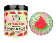 Watermelon Whipped Soap | Luxurious Kaolin Clay Body Wash | Shower Fluff | Shaving Foam | Shower Cream | Bubble Bath | Watermelon Body Wash | Watermelon Soap | Kaolin Clay Shower Whip