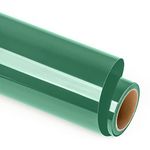 Lya Vinyl Heat Transfer Vinyl, 12" x 6FT(30.5cm x 183cm) Dark Green Iron on Vinyl for Cricut, Silhouette Cameo, HTV Vinyl for Cloths, Hats, Fabric(Dark Green)