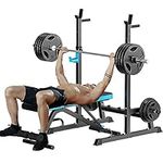 JX FITNESS Weight Bench with Squat 