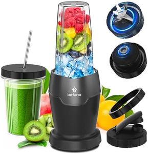 Befano Blender for Smoothies,1200W High-Power Blenders for Kitchen,11 Pcs Smoothie Maker Set with 18oz and 24oz Travel Cups,Ice Crushing, Shakes & Grinding, Ready in 60 Seconds for Home & On-the-Go