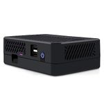 GeeekPi DeskPi Lite M.2 Case with M.2 SATA SSD Expansion Board for Raspberry Pi 4B, Pi 4 Case with Heatsink Fan for Raspberry Pi 4 Model B