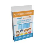 DentX, 50 pcs Earloop Kids Disposable Face Masks