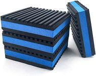 LBG Products Rubber Anti-Vibration Isolator Pads,Heavy Duty Blue EVA Pad for Air Conditioner,Compressors,HVAC,Treadmills etc(6'' X 6'' X 7/8")