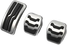 X AUTOHAUX 3 Pcs Accelerator Pedal and Brake Pedal Cover Set for Ford Escape