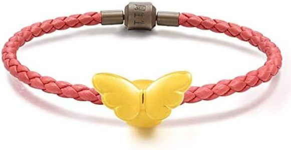 CHOW SANG SANG 999 24K Gold Charme Angel Wing Charm Bracelet for Women 86507C