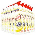 Harpic Toilet Cleaner Bleach White and Shine, Citrus, Pack of 12