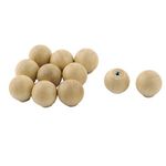 uxcell Wood Bedroom Round Cabinet Drawer Dresser Pull Handle Grip Knob 27 x 29mm 11pcs