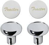 Chrome Air Valve Knob W/Glossy stai