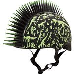 C-Preme Unisex Youth Raskullz T-rex Bonez Mohawk Tdlr Blk 3+ 48-52cm 2021 Helmet, T-REX BONEZ MOHAWK, UNISIZE UK