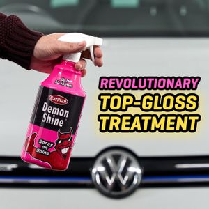 CarPlan Demon Shine Spray – High Gloss Car Polish, Pink 1L