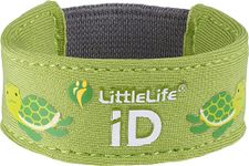 LittleLife Safety Wristband, Kids iD Bracelet With iD Cards For Emergency Contact Or Medical Information - Turtle