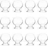 DISCOUNT PROMOS Lexington Brandy Glasses 6.5 oz. Set of 12, Bulk Pack - Perfect for Hotel, Bar, Restaurant or Lounge - Clear