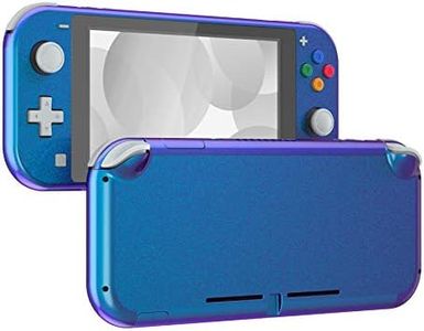 eXtremeRate Chameleon Purple Blue Glossy DIY Replacement Shell for Nintendo Switch Lite, NSL Handheld Controller Housing w/Screen Protector, Custom Case Cover for Nintendo Switch Lite