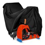 AKEfit snow blower heavy duty polyester snow blower, waterproof, UV resistant, and outdoor protection suitable for most electric two-stage snow blowers. Universal size 59 "L x 34" W x 52 "H/36" H