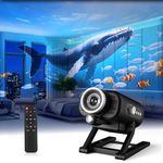 AMORNO 3D Star Projector, Dynamic Space Planetarium Galaxy Projector Night Light with 60 3D Scenes & Bluetooth Speaker for Room Decor, Ideal Gift for Kids, Adults, Christmas, Birthday