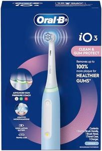 Oral-B iO Series 3 Electric Toothbrush, Ice Blue