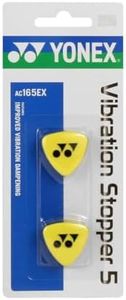 YONEX Vibration Stopper Damper Shock Absorber Dampeners - Pack of 2 - Black Yellow