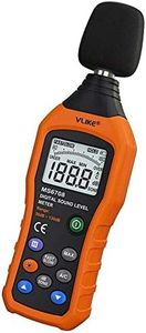 VLIKE LCD Digital Audio Decibel Meter Sound Level Meter Noise Level Meter Sound Monitor dB Meter Noise Measurement Measuring 30 dB to 130 dB A/C Mode (Batteries Not Include)