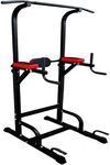 Power Tower, Adjustable Pull Up & Dip Station and Ab Workout, Multifunctional Home Gym Fitness Equipment