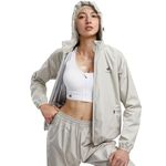 HOTSUIT Sauna suits for women Sweat Vest Jackets and Sauna pants for weight loss slimming sauan suits Anti Rip for women Machine Washable Sweat suits for workout on Gym Grey-M