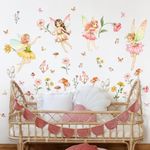 Flower Fairy Wall Decal, Woodland M