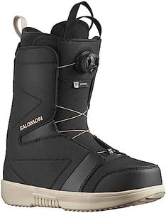 Salomon Snowboard Boots Faction BOA 2023-24 Model Men's L47242700 10.0 inches (25.5 cm) Black/Black/Rainy Day