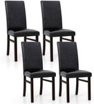 Giantex PU Leather Dining Chairs Se