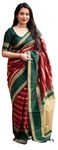 Yashika Women's Latest Woven Printed Kanjivaram Banarasi Art Silk Saree with Unstitched Blouse Material-Suitable for All Indian Weddings and Festivals (AZ-YS-OG-CHAMKILI-Parent_Maroon)