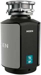 Moen GX50C Disposer Prep Series 1/2 HP Continuous Feed Garbage Disposal