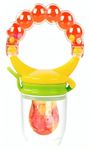 Episkey Teething Baby Fruit Feeder Pacifier Silicone Food Feeders for Babies Infants Toddlers Food Nibbler Soft Silicon Chewing Fruit Feeder Baby Veggie Teether | Hygenic & BPA Free | Pacifier for Infant 3+ Months (1pcsBUBBLET)