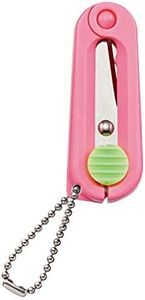 Kutsuwa SS113PK HiLiNE Portable Scissors, Pink, Blade Length: 0.7 inches (1.9 cm)