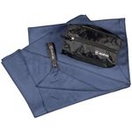 Mcnett Gear AID Quick Dry Microfiber Towel for The Gym, Travel and Camping, Navy, Large, 30"x50"