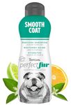 TropiClean PerfectFur Dog Shampoo - Used by Groomers - Derived from Natural Ingredients - Moisturising & Shed Control Formula for Smooth Coat Breeds like Bulldogs, Boxers & Pointers - 473ml