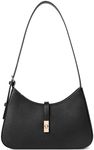 CLUCI Shoulder Bag for Women, Purses for Women, Handbag Hobo Bags for Women Vegan Leather Crossbody Purse with Adjustable Strap Black