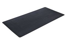 MotionTex Exercise Equipment Mat for Under Treadmill, Rowing Machine, Elliptical, Fitness Equipment, Home Gym Floor Protection, 36" x 72", Black