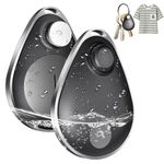 Utag GPS Tracker for Kids,Key Finder Works with Apple Find My (iOS only),Privacy Protection, Lost Mode, Waterproof,Bluetooth Tracker for Children, Seniors, Pets, Backpack (Black),2pcs