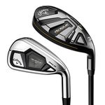 Callaway Golf Rogue ST Max OS Hybrid Iron Combo Set (Right Hand, Graphite Shaft, Regular Flex, 3H, 4H, 5IR - PW, Set of 8 Clubs)