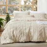 Bedsure Tufted Boho Comforter Set K