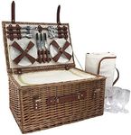 Red Hamper 6 Person Classic Wicker 