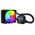 SilverStone PF120-ARGB, LGA1700, AM4, 120mm, Premium All-In-One liquid cooler with ARGB lighting, SST-PF120-ARGB-V2