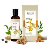 Richfeel Vitamin E Oil | Blend of Almond, Wheatgerm, Walnut & Carrot Oils | Physician Formulated | Antioxidant | Fight Dullness, Damage & Ageing of Skin | Anti-Stretch Marks and Scars | 80 ML