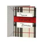 Hallmark Birthday Greeting Card for Dad (Plaid)